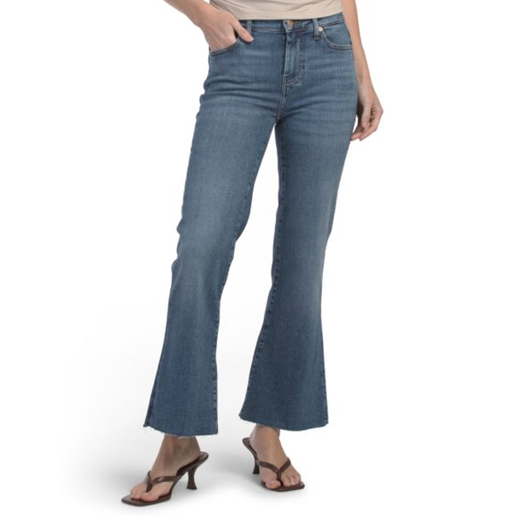 7 FOR ALL MANKIND Yuma Cropped Dojo Jeans - Picture 1 of 2